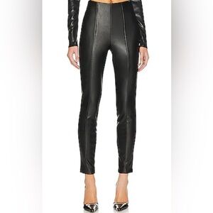 AFRM|Black faux Leather Pants in skinny/slim style-size small•NWT,winter staple